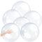 Eyccier 6pcs aufblasbare klare Ball 16 Zoll PVC Beach Ball Heller Wasserballon Clear Pool Beach Party Ball.