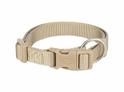 TRIXIE Premium-Halsband, S-M, 30-45 cm/15 mm, Sand