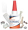 Jevvu Ceramic Glue, 35g Super Glue for Porcelain and Pottery Repair, Strong Bond, Instant Super Glue for Tile, Dishes, Plates, Jewelry, DIY Crafts