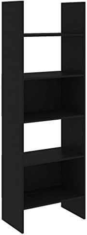 Genérico Wenjingqi Smagliatura in compensato nero 60 x 35 x 180 cm, nero 803408