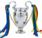 MIAOWR European Fußball Meister Pokal Europa Meisterschaft Trophäen Liga-Sammlerstücke Souvenirs Zuhause Büro Bar Dekorationen,16cm/6.3in