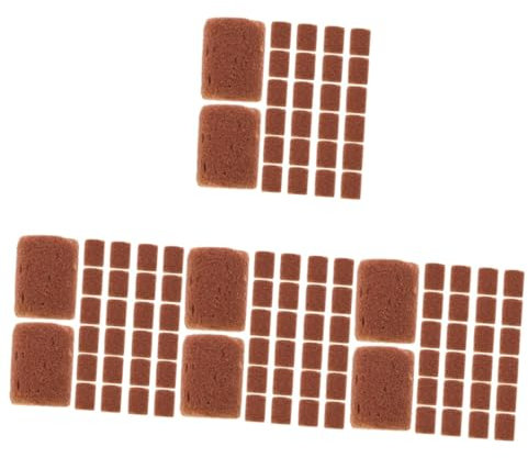 FONDOTIN 4 Sätze Kindergartenblock Sperre Pflanzenfutter Aquarienpflanze Bewurzelungshormon Klare Töpfe Bodenblocker Und Zimmerpflanze Fisch Root-tabs Torf-matrix-block 100 Stück * 4