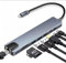 8-in-1 USB C Hub Multiport Adapter – Type-C to HDMI 4K, Gigabit Ethernet RJ45, SD/TF Card Reader, USB 3.0/2.0, 100W PD Fast Charging – Docking Station for MacBook Pro/Air, iPad Pro, Dell, HP,
