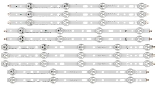 ERAKAFZTTK LED Backlight Strip 4/5lamp Fit For Toshiba 40 TV 40L1354B 40L1353B 40VLE5324BG 40VLE5322BG 40VLE4322BF 40VLE675BG 40VLE4324 BF