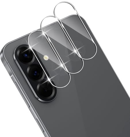 QULLOO Camera Lens Protector for Samsung Galaxy A56 / A36, 3 Pack 9H Grade Shatterproof DurableTempered Glass, Anti-Scratch High Definition Camera Screen Protector, Case Friendly - Transparent