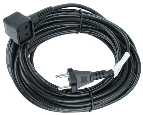 vhbw Stromkabel kompatibel mit Numatic NVP 180 Staubsauger | 10 m Kabel, Anschlusskabel