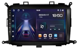 Car Radio para Kia Carens 2013-2018 Android 15 9 Pulgadas Multimedia Pantalla con BT GPS WiFi Radio Backup Camera para, 4 Core 2G+64G
