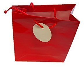 Geschenktaschen rot mit Kordel