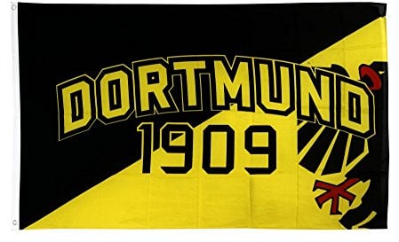 Flaggenfritze Fahne/Flagge Dortmund 1909 Adler + gratis Sticker