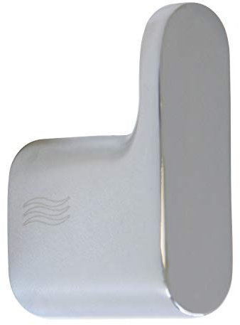 INDA A2020ACR Mito Porte-manteau mural en laiton, chromé, 4 x 2 x 6 cm