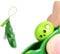 Squeeze-a-Bean Squishy Soybean Pendants Toys with Reduce Anxiety and Stress, Fidget Toys Squeeze-a-Bean Keychain Pendants Cellphone Chain Peas