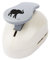 Ideen mit Herz Jumbo-Stanzer, Elefant, Motivgröße: 6,4cm x 5,1cm | Motiv-Locher für Papier | Geschenkanhänger & Karten basteln | Safari, Wildnis, Tiere, Kindergeburtstag, Scrapbooking | extra groß
