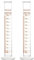 StonyLab 2-Paquet Cylindre Gradué en Verre Borosilicaté, Glass Graduated Cylinder - 250ml