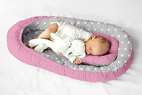 Multifunktionale Kuschelnest für Säuglinge, Kokon, Reisebett, 100% Baumwolle, antiallergisch