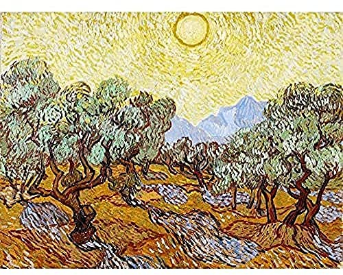 Fine Art Prints Vincent Van Gogh Kunstdruck auf Leinwand, Motiv: Olivenbäume, Minneapolis Institute of Arts