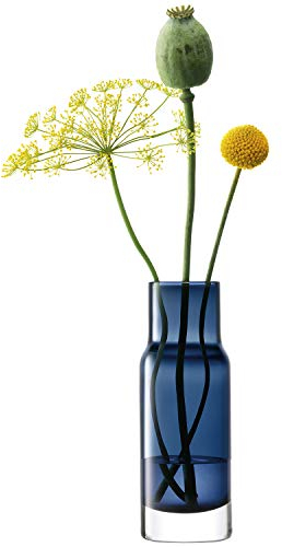 LSA International Utility Vase H19cm Saphirblau
