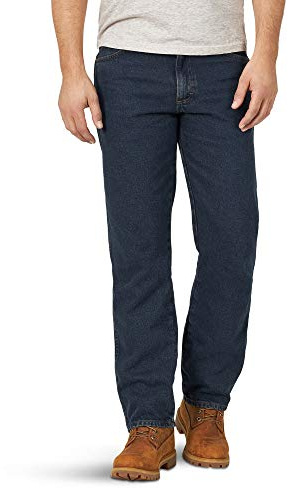 Rustler Men's Classic Relaxed Fit Jean, Dark Tint, 32W x 32L