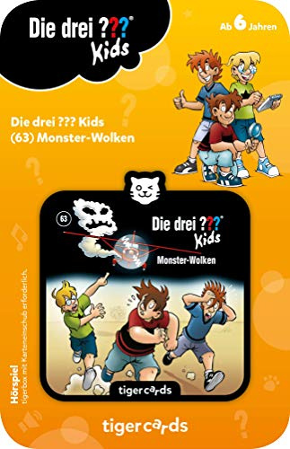 tigermedia tigercard Die drei ??? Kids Folge 63 Monster Wolken Detektiv Abenteuer tigerbox Hörbox Hörbücher Hörspiele Geschenkidee Einschulung