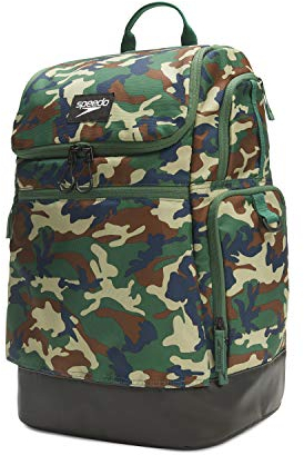 Speedo Großer Teamster-Rucksack, 35 Liter, Camo Green 2.0, One Size