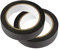2 Rollen Abdeckband, 20 m Länge, strukturiertes Papierband, beschreibbares Malerband, Klebeband zum Malen, Basteln, Dekoration (15 mm, schwarz)