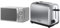 Russell Hobbs RHMM701S 17 Litre 700 W Silver Solo Manual Microwave with 5 Power Levels & 24080 Adventure Two Slice Toaster, Stainless Steel, 2 Slice, Brushed and Polished
