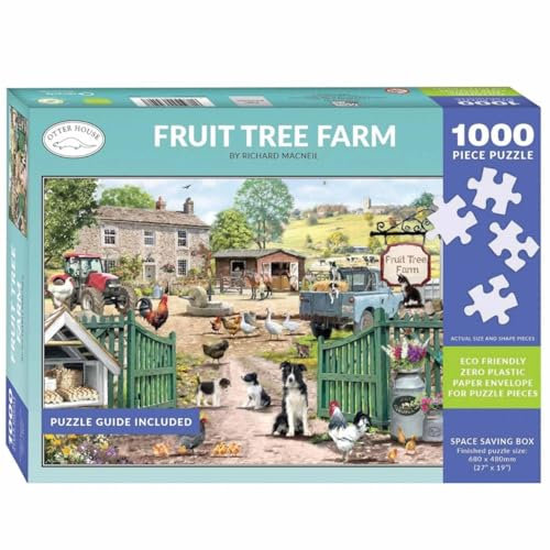 Otter House Gift 1000 Piece Jigsaw Puzzle - Fruit Tree Farm Age 3+