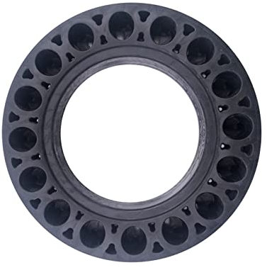 DCALU 10 -Zoll -Gummi -Feststoff -Reifen for Ninebot Max G30 Scooter Wabenschockdämpfer Dämpfungsreifen 10x2,50 Reifen for Dreiradfahrrad Elektrisches Rollerzubehör(Black)