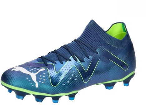 PUMA Herren Future Fg/Ag Fussballschuh, Persisches Blau Weiß Pro Grün, 44 EU