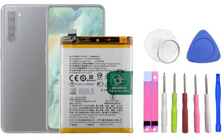 HIGHAKKU Batería de repuesto BLP755 compatible con Oppo Find X2 Lite CPH2005 & Oppo Reno3 & Reno 3 Pro con herramientas