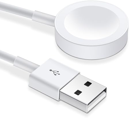 USB Schnell Ladekabel für Apple Watch - imodomio 1M Induktive Fast Charging Kabel für iWatch