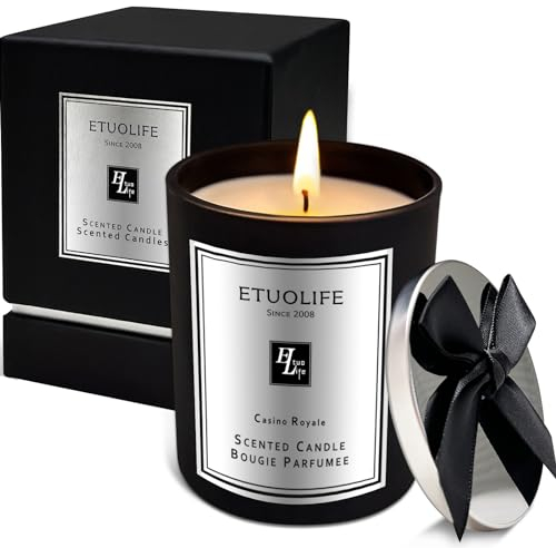 Candles Gifts for Women Men,High-end Luxury Scented Candle Gift Aromatherapy Natural Soy Wax Candles for Home,Promotes Sleep Relieves Stress Perfect for Bath Yoga Wedding Valentine's Day Christmas