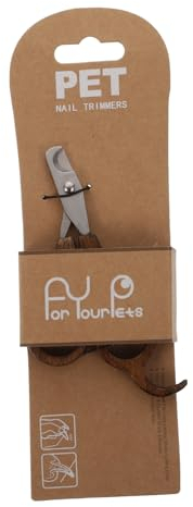 FRCOLOR Nagelknipser Für Hunde Und Katzen Mit Holzgriff Sicherer Nagelschneider Für Kleine Haustiere Langlebiges Pflegewerkzeug Für Haustierbedarf