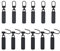 SHUNCHG 12 Pezzi Ricambio Chiusura Lampo Cerniera Rimovibile Cerniera in Metallo Teste della Cerniera Rapido Riparazione per Borse, Vestiti, Jeans, Giacche, Valigie, Bagagli