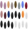 24 Pièces Épingles Hijab, Épingles de Sécurité Foulard pour Vêtements Châle Colorée Spéciale pour Les Filles Musulmanes (Couleurs Assorties)