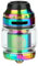 Zeus X RTA Atomizador, llenado por arriba 4.5ml, Diámetro 25mm, Deck reconstruible de bobina simple/doble, tanque de vape DIY cigarrillos electrónicos for 510 Box Mod -No Nicotine (Arcoíris/Rainbow)