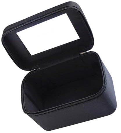 Mikinona Trousse De Toilette De Voyage avec Miroir Organiseur Compact pour À Main pour Femme