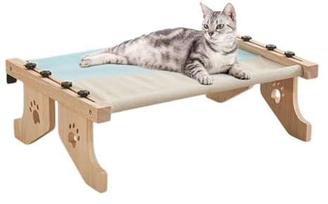 Katzenhängematte – Katzenhängematte – Katzenbett zur Wandmontage, platzsparender erhöhter Katzenliege, innen für für Katzen – Hängematten-Design