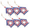 KONTONTY Unabhängigkeitstag 4. Juli Amerikanische Flagge Ornamente Handgefertigtes Holzdekor Für Party-dekorationen Zu Hause