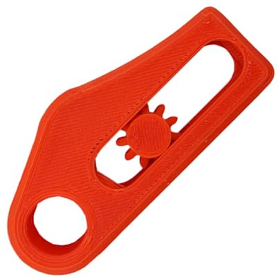 Jvjggag Cord Tightener, Paracord Rope Roller, Camping Gear Adjuster, Multifunctional Design, Secure Tension Control, Ideal for Backpacking, Tarps, Outdoor Tent, Hiking, 3.23x1.42 Inches