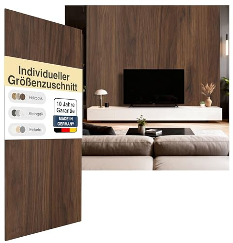 WALLando Premium Wandpaneele Eiche Catania – Individuell zuschneidbar | Robuste PVC-Wandverkleidung für Wohnzimmer, Küche & Bad – Einfache Montage ohne Bohren – Vielseitige, moderne Designs