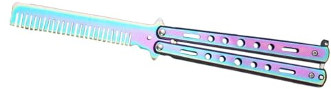 Zambuph Metal Barber Tool for Precise Beard Grooming and Shaping Knife Butterfly