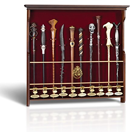 Harry Potter - Présentoir Collection 10 Baguettes (Baguettes et plaques non incluses) - Bois
