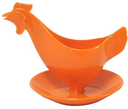 Sonja-Plastic Eierbecher Huhn orange - Der Kult-Eierbecher Made in Germany