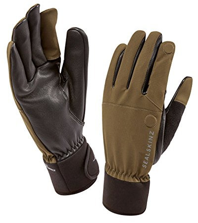 SEALSKINZ Men's Shooting Gloves - Olive, Medium