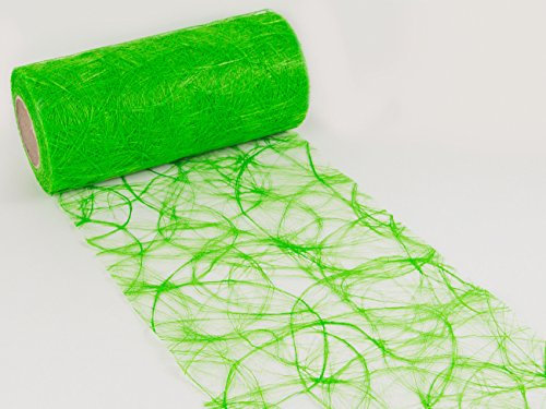 Tischband GRÜN Struktur-Tischläufer 25m - individuell zuschneidbar - Breite: 20cm