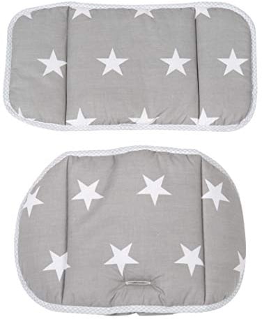 roba Sitzverkleinerer, Hochstuhleinlage 'Little Stars', 2-teiliges Sitzkissen für Treppenhochstühle