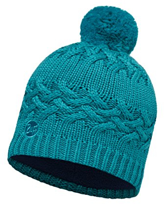 Buff Knitted Kopfbedeckungen, Savva Blue Capri/Navy, Adult/One Size