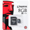 Telstar Mark Micro 8GB KINGSTON SDHC Memory Card