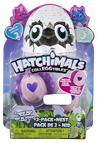 Hatchimals CollEGGtibles Season 2 2-Pack + Nest [Owlicorn]