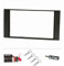 tomzz Audio 2415-136 Doppel DIN Radioblende Set kompatibel mit Ford Focus 2 Fiesta C-Max S-Max Galaxy Mondeo Kuga Transit mit Quadlockadapter ISO Antennenadapter ISO DIN Entrieg. Can-Bus Fzg.